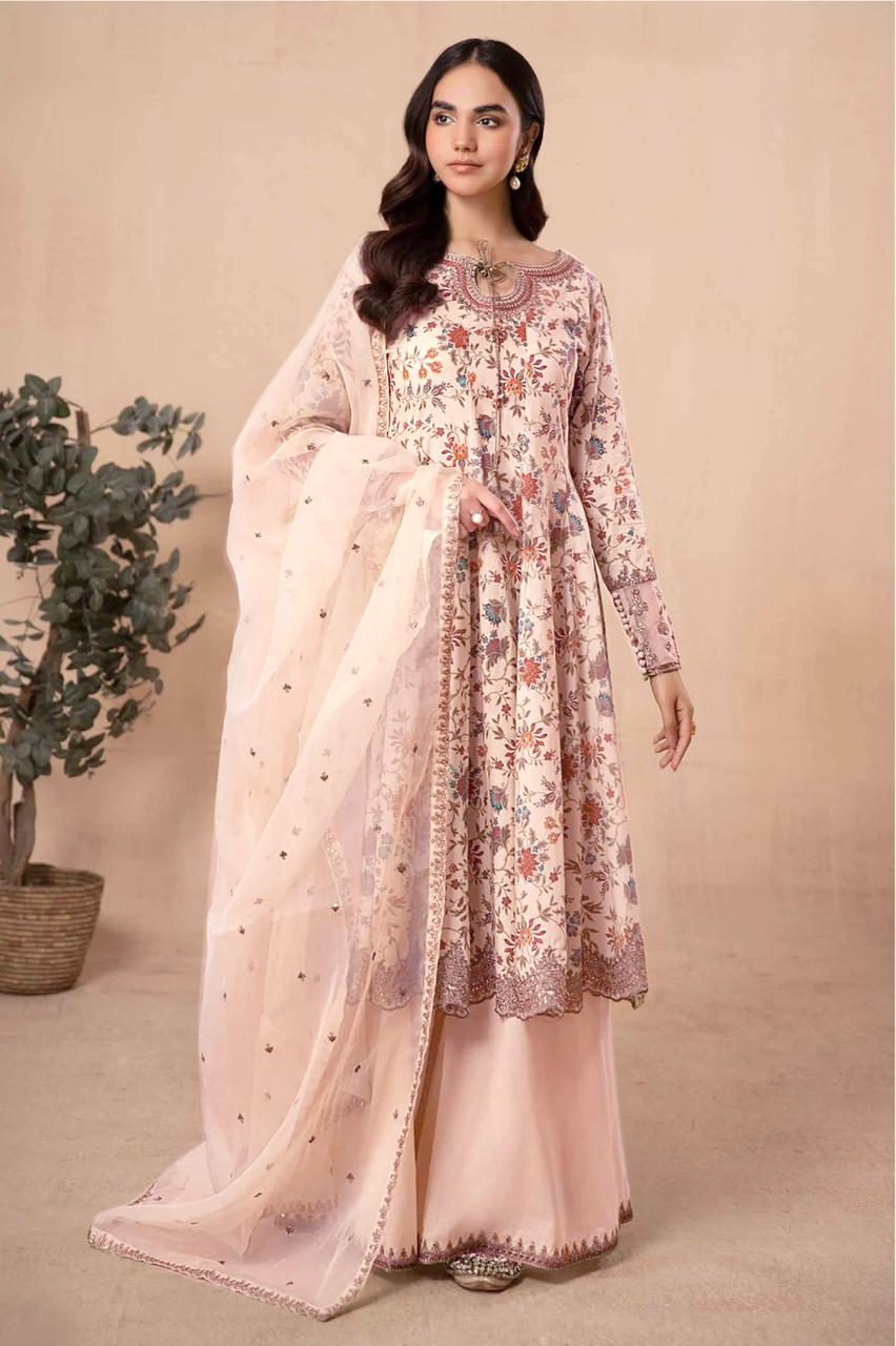 Maria.B 5003 Embroidered Unstitched 3 Piece