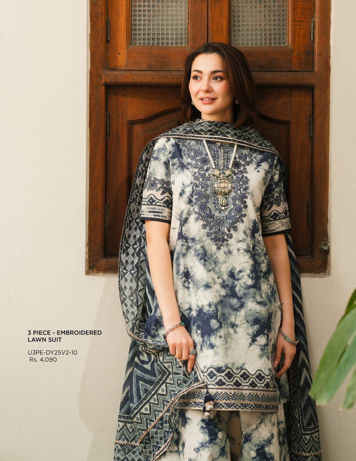Sapphire Embroidered Unstitched 3 Piece