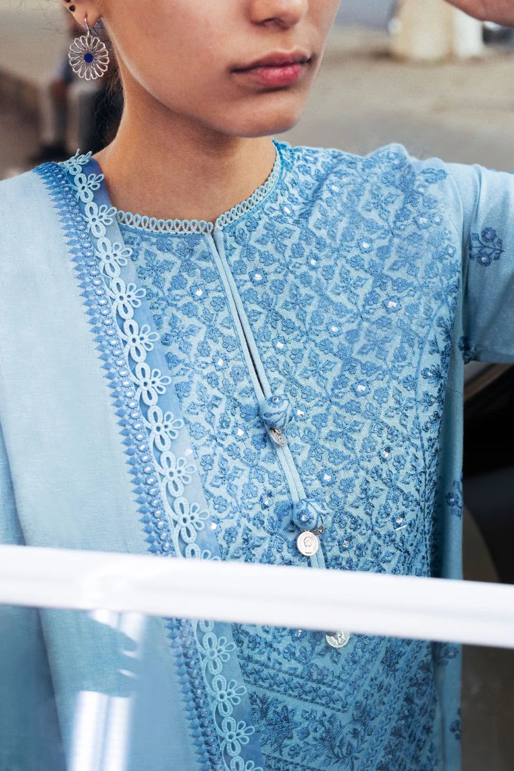Breeze 1020 Embroidered Unstitched 3 Piece