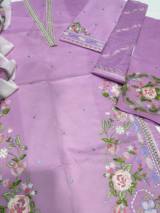 Zara Shahjahan 1066 Embroidered Unstitched 3 Piece