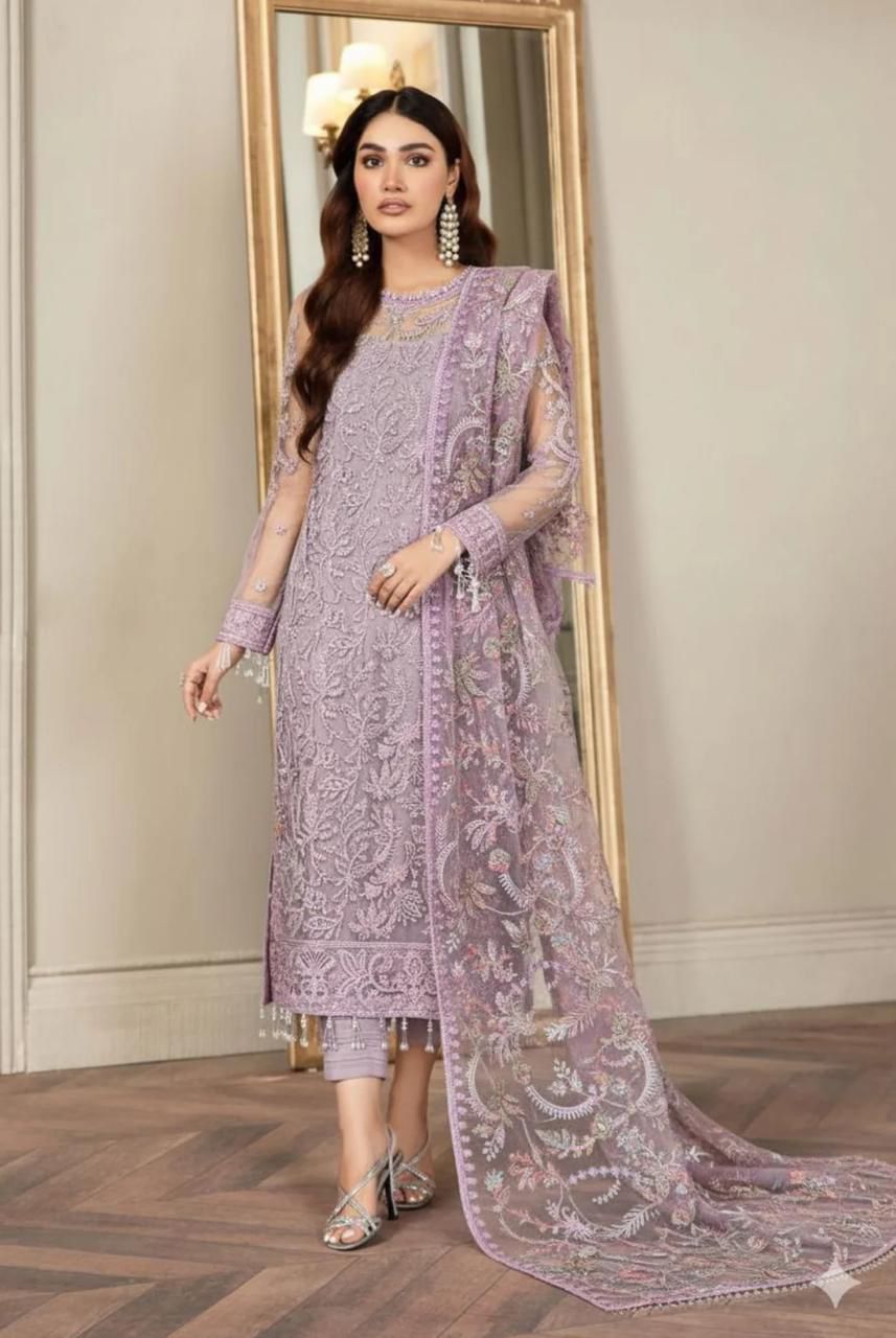 Zarif Festive Embroidered Unstitched 3 piece
