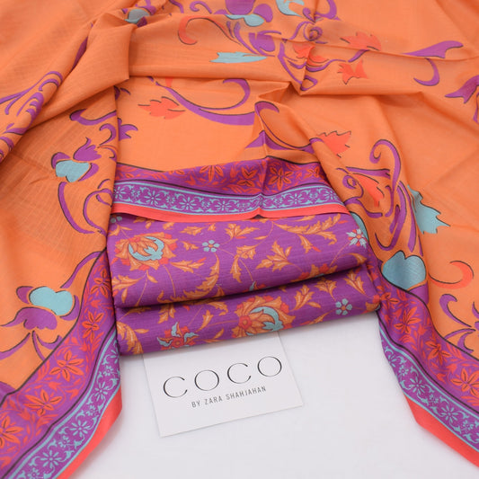 Coco by Zara Shahjahan Printed 3 Piece
