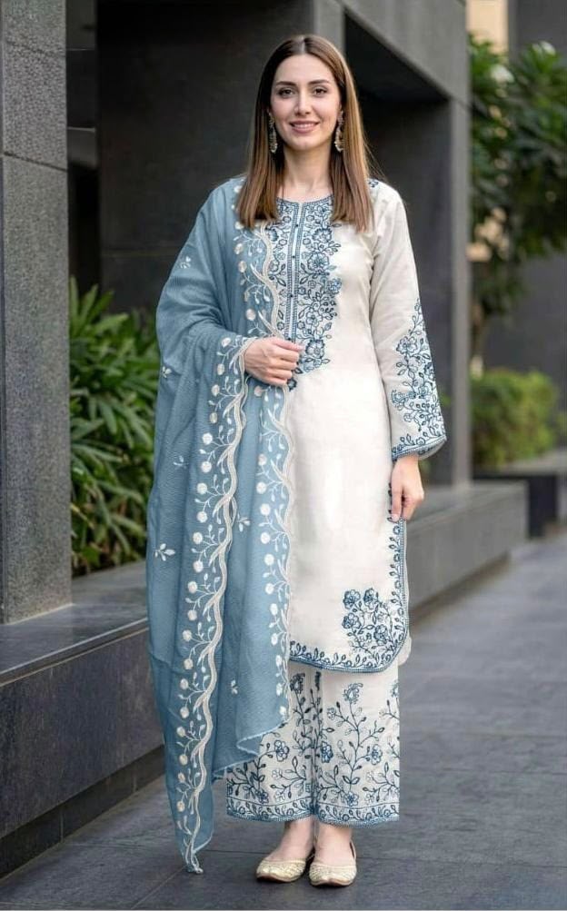 Charizma Embroidered Unstitched 3 piece