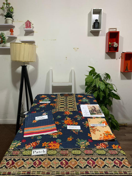 Baroque Embroidered Unstitched 3 Piece