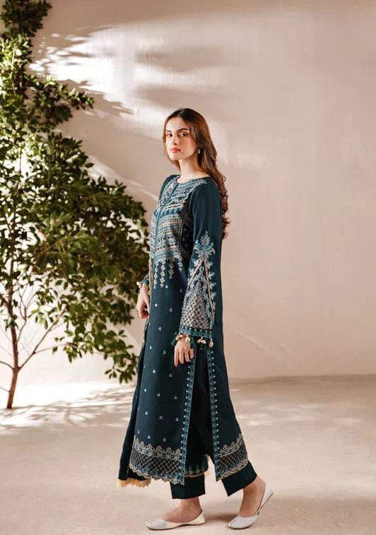 Florent Lawn Embroidered Unstitched 3 Piece