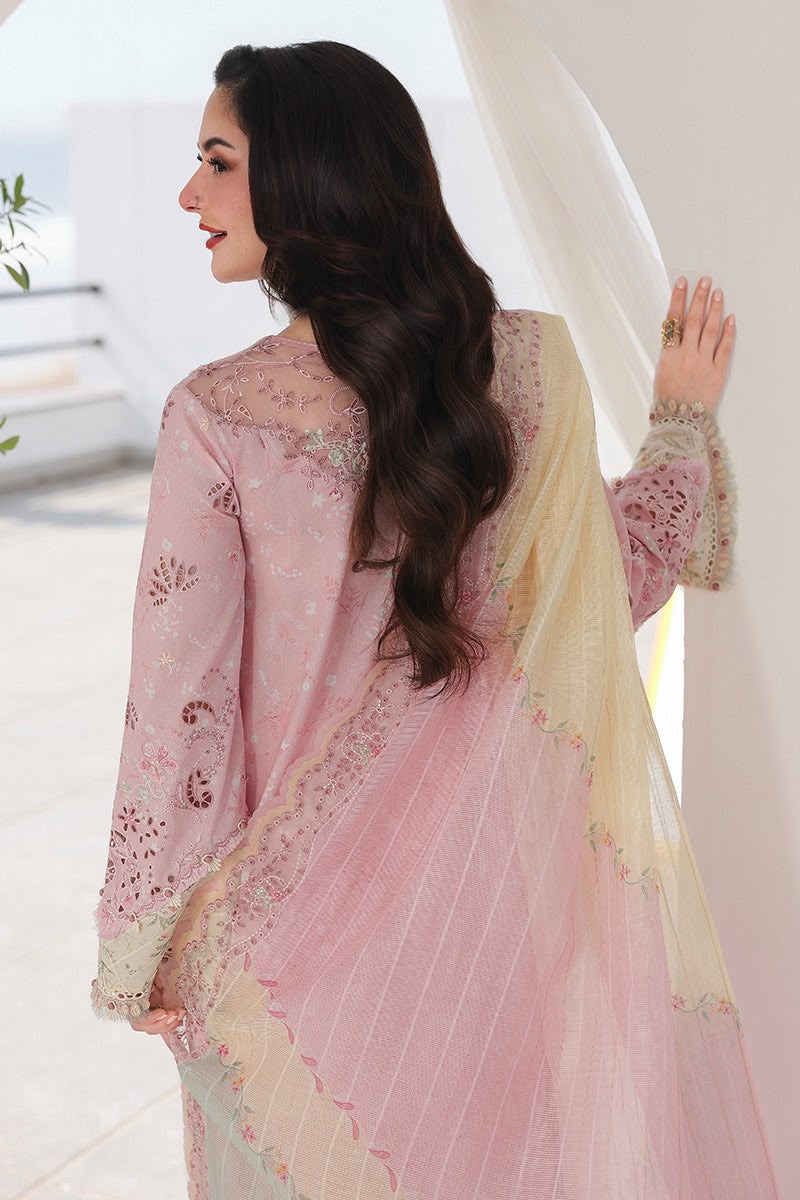 Qalamkar Chikenkari Unstitched 3 Piece