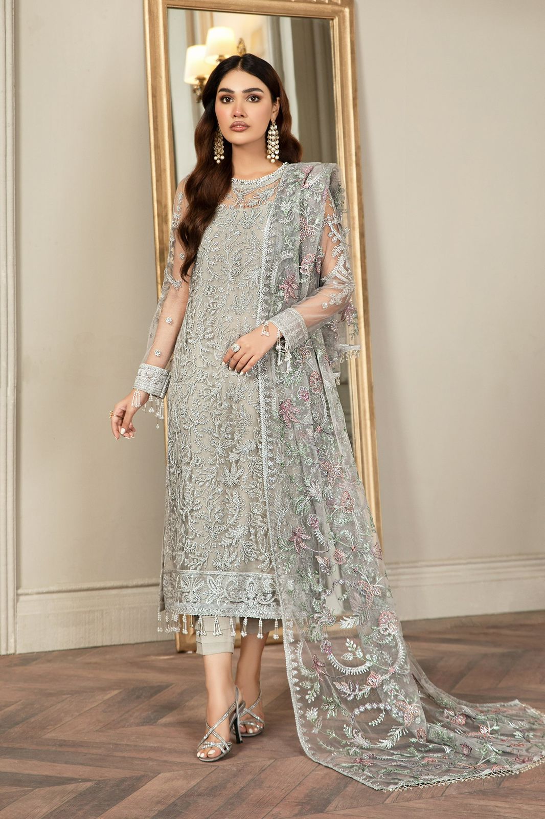 Zarif Festive Embroidered Unstitched 3 piece