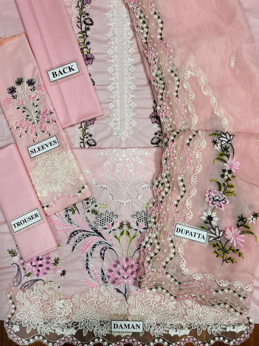 Aneela Embroidered Unstitched 3 Piece