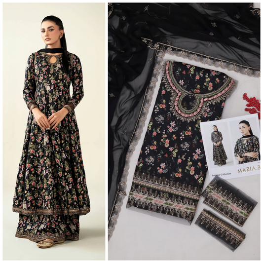 Maria.B 5133 Embroidered Unstitched 3 Piece