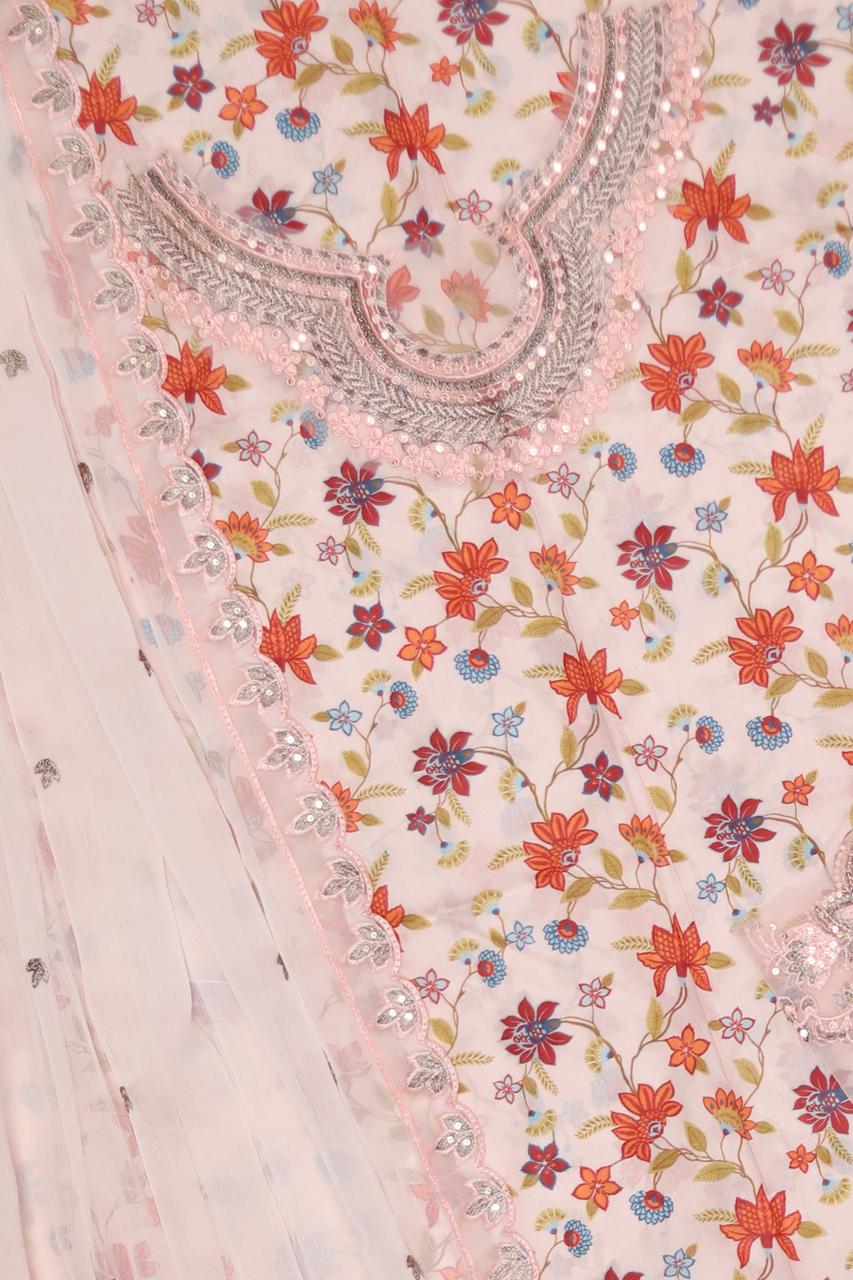Maria.B 5003 Embroidered Unstitched 3 Piece