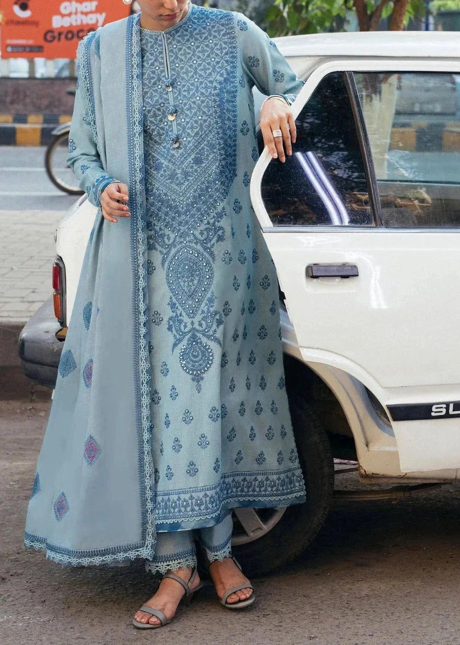 Breeze 1020 Embroidered Unstitched 3 Piece