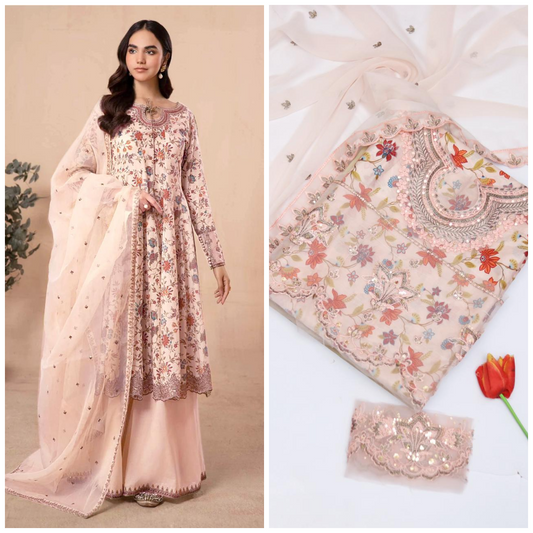 Maria.B 5003 Embroidered Unstitched 3 Piece
