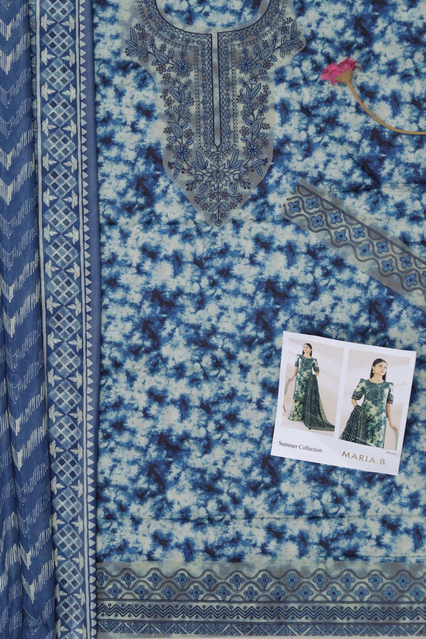 Maria.B Lawn Printed Unstitched 3 Piece
