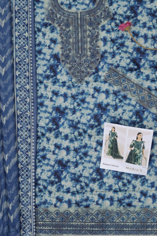 Maria.B Lawn Printed Unstitched 3 Piece