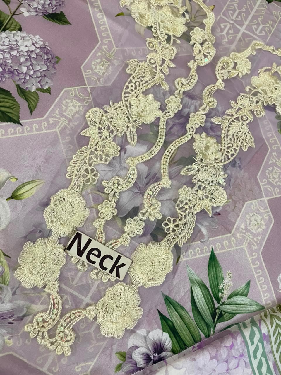 Elaf Lawn Embroidered Unstitched 3 piece