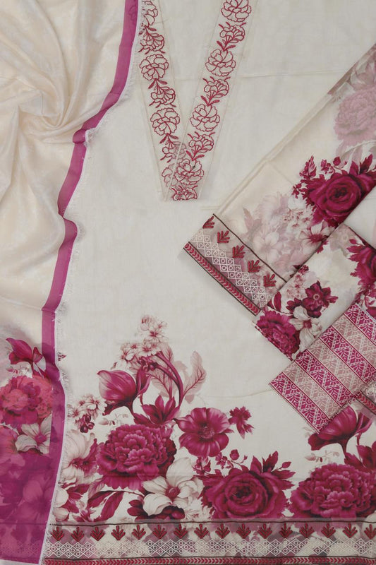 Adan Libas Lawn Printed Unstitched 3 Piece