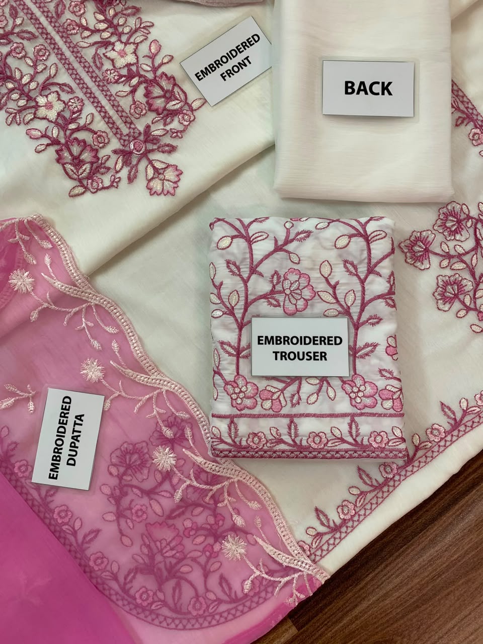 Charizma Embroidered Unstitched 3 piece