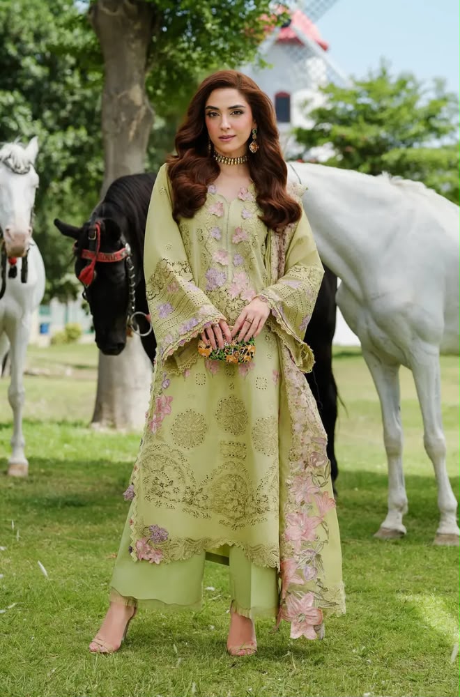 Elaf Chickenkari Unstitched 3 Piece