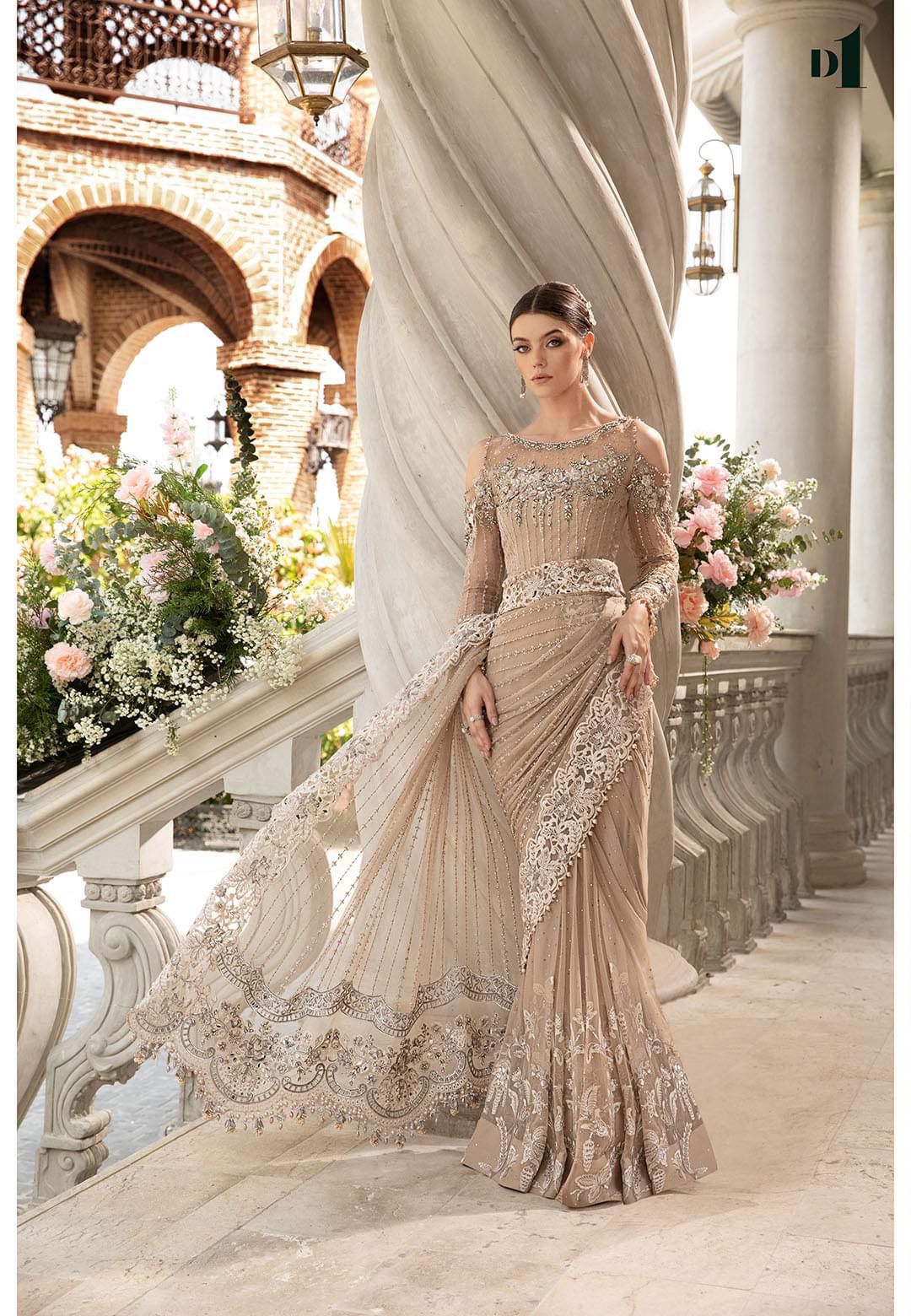 Maria.B Saree Exclusive Unstitched