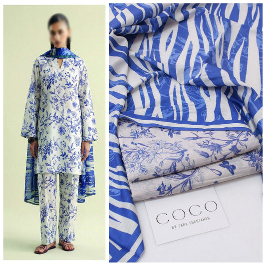 Coco by Zara Shahjahan Printed 3 Piece