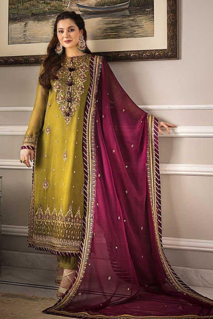 Asim Jofa Embroidered Unstitched 3 Piece