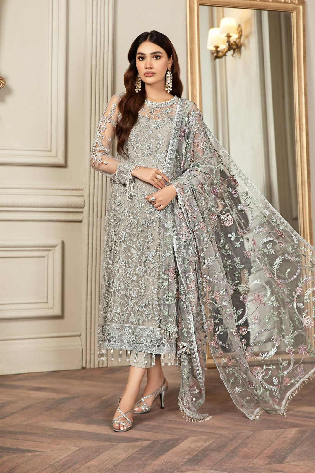 Zarif Festive Embroidered Unstitched 3 piece