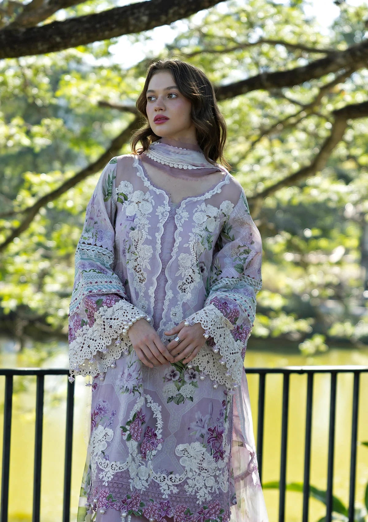 Elaf Lawn Embroidered Unstitched 3 piece