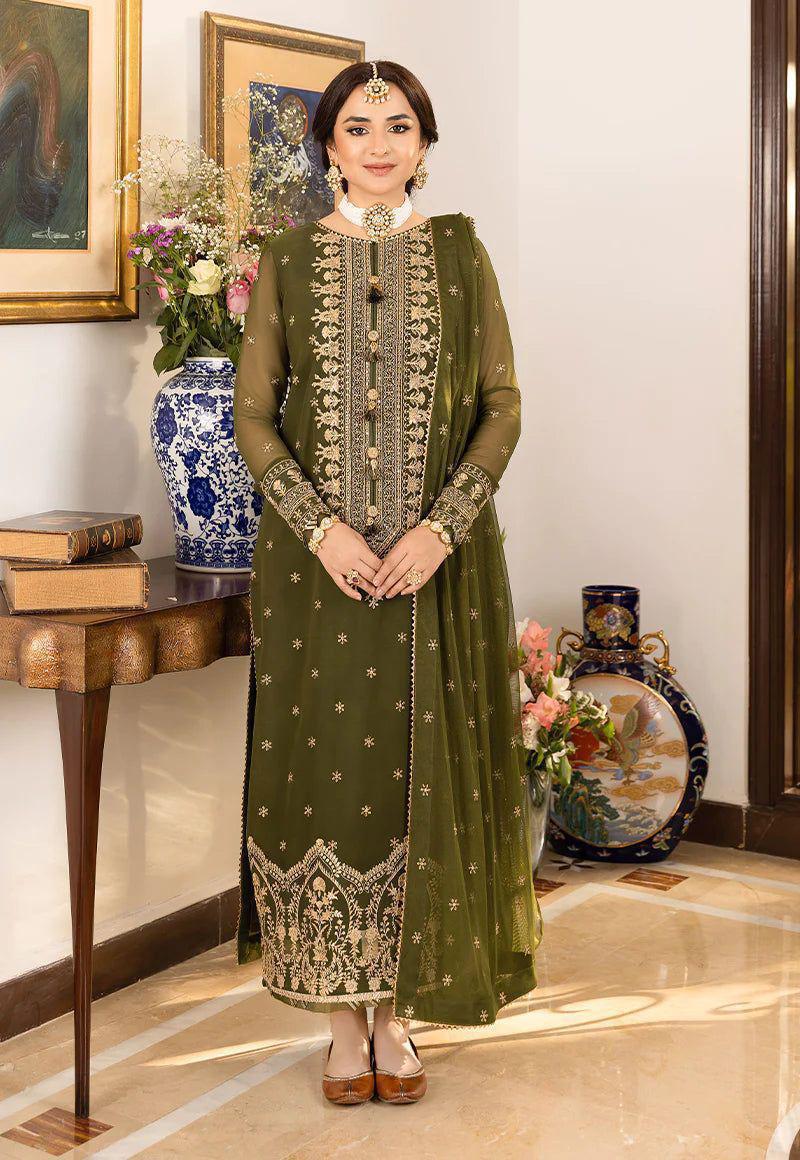 Asim Jofa Embroidered Unstitched 3 piece