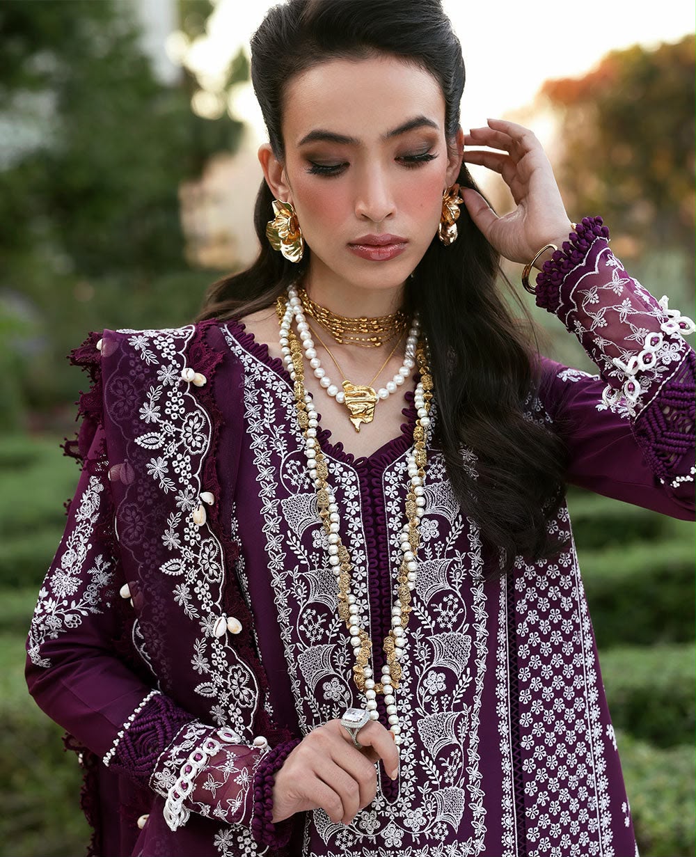 Crimson Embroidered Unstitched 3 Piece