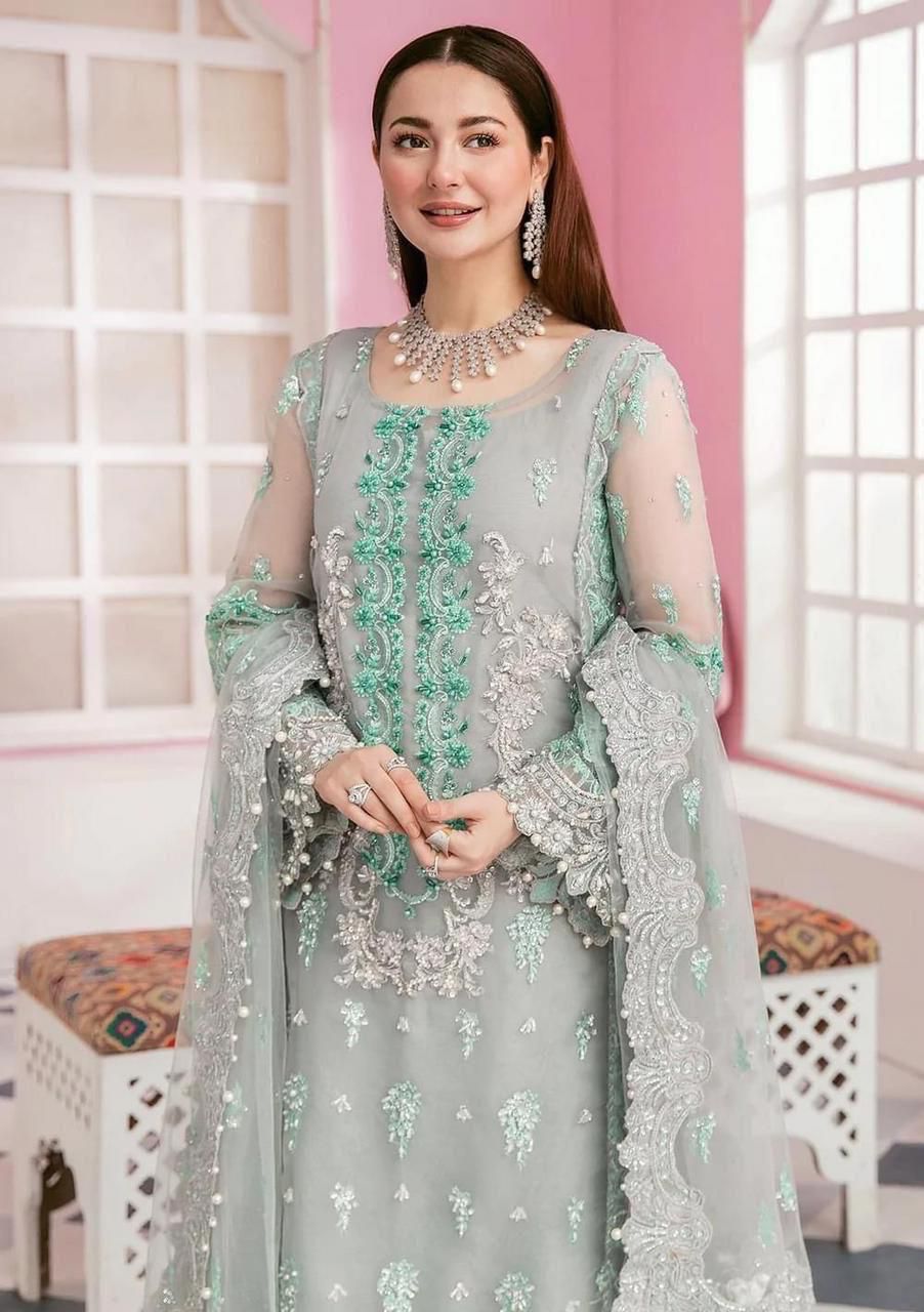 Elaf Bridal Embroidered Unstitched 3 Piece