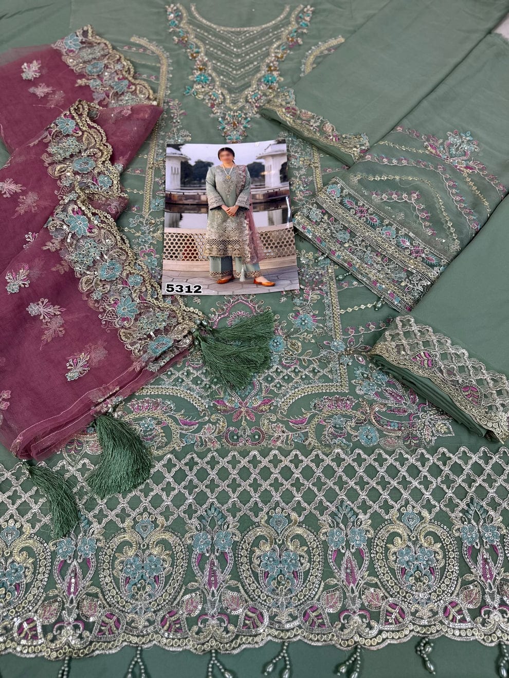 Imrozia Embroidered Unstitched 3 Piece