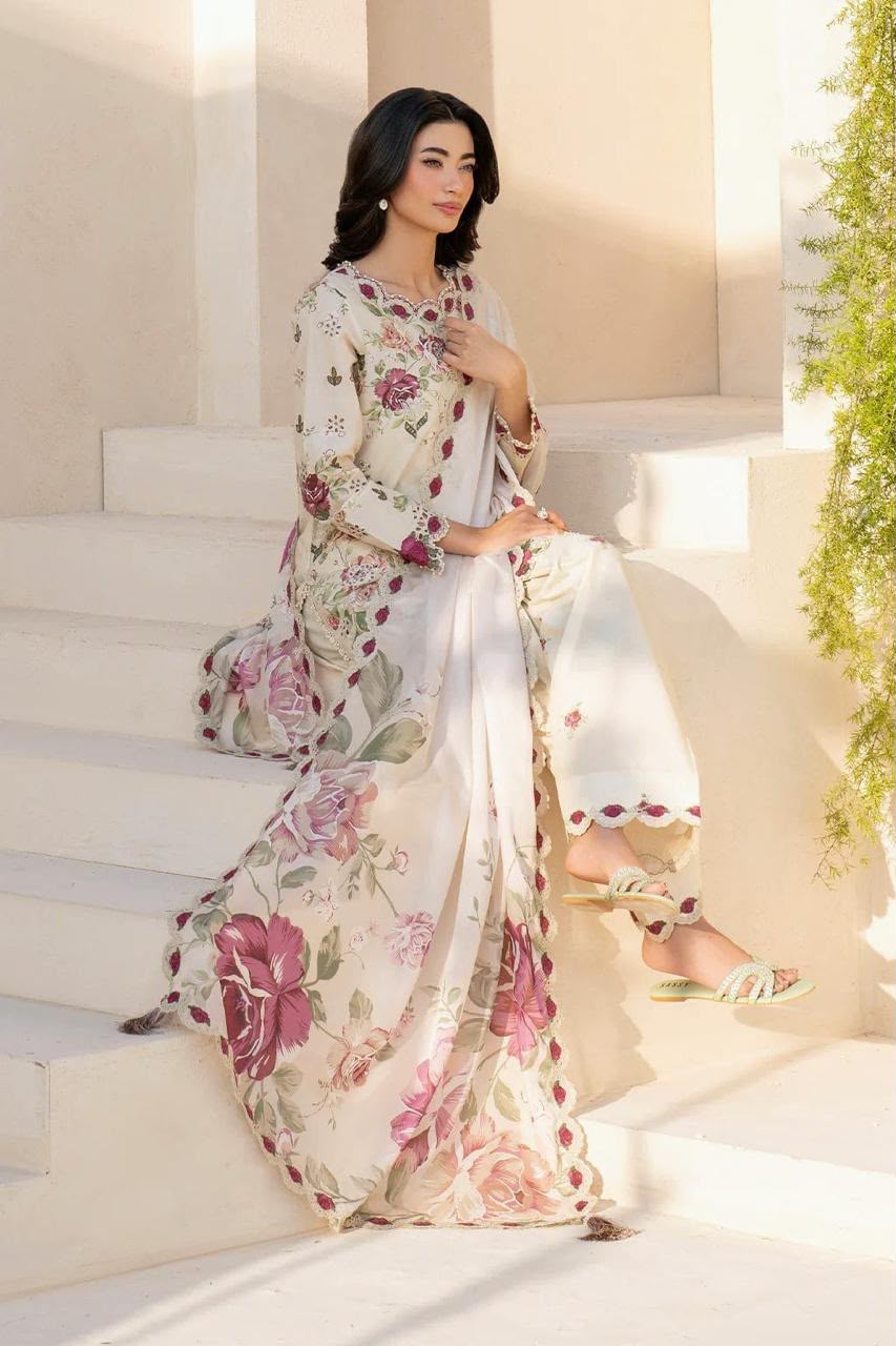 Maria.B Lawn Printed Unstitched 3 Piece