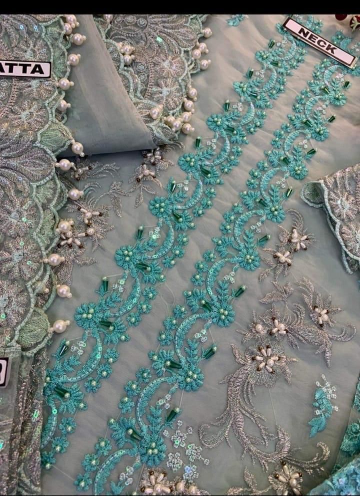 Elaf Bridal Embroidered Unstitched 3 Piece
