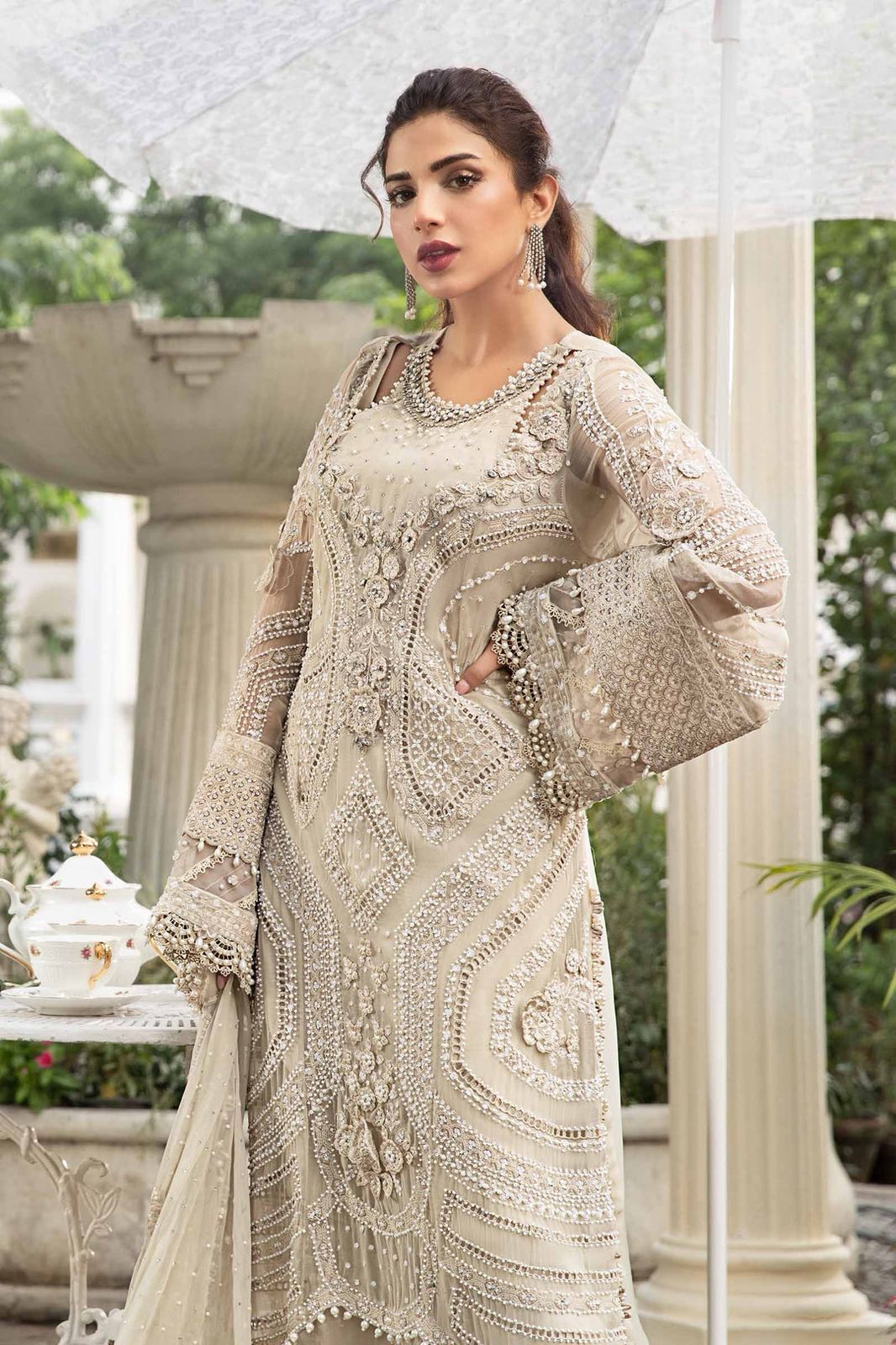 Maria.B Festive embroidered unstitched 3 piece