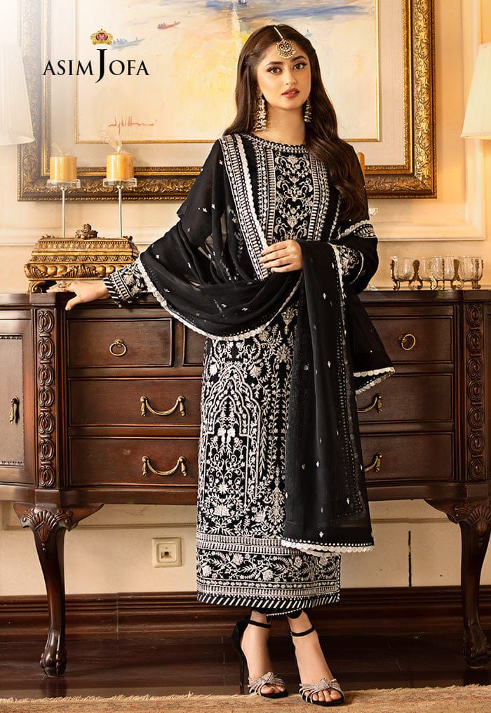 Asim Jofa festive Embroidered Unstitched 3 piece
