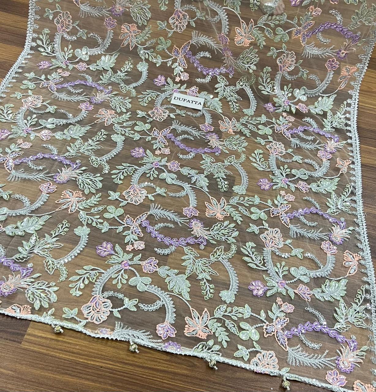 Zarif Festive Embroidered Unstitched 3 piece