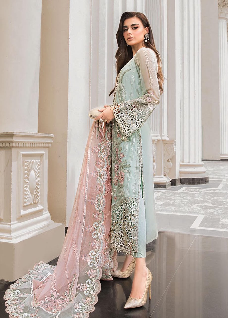 Maria.B Festive Embroidered Unstitched 3 piece