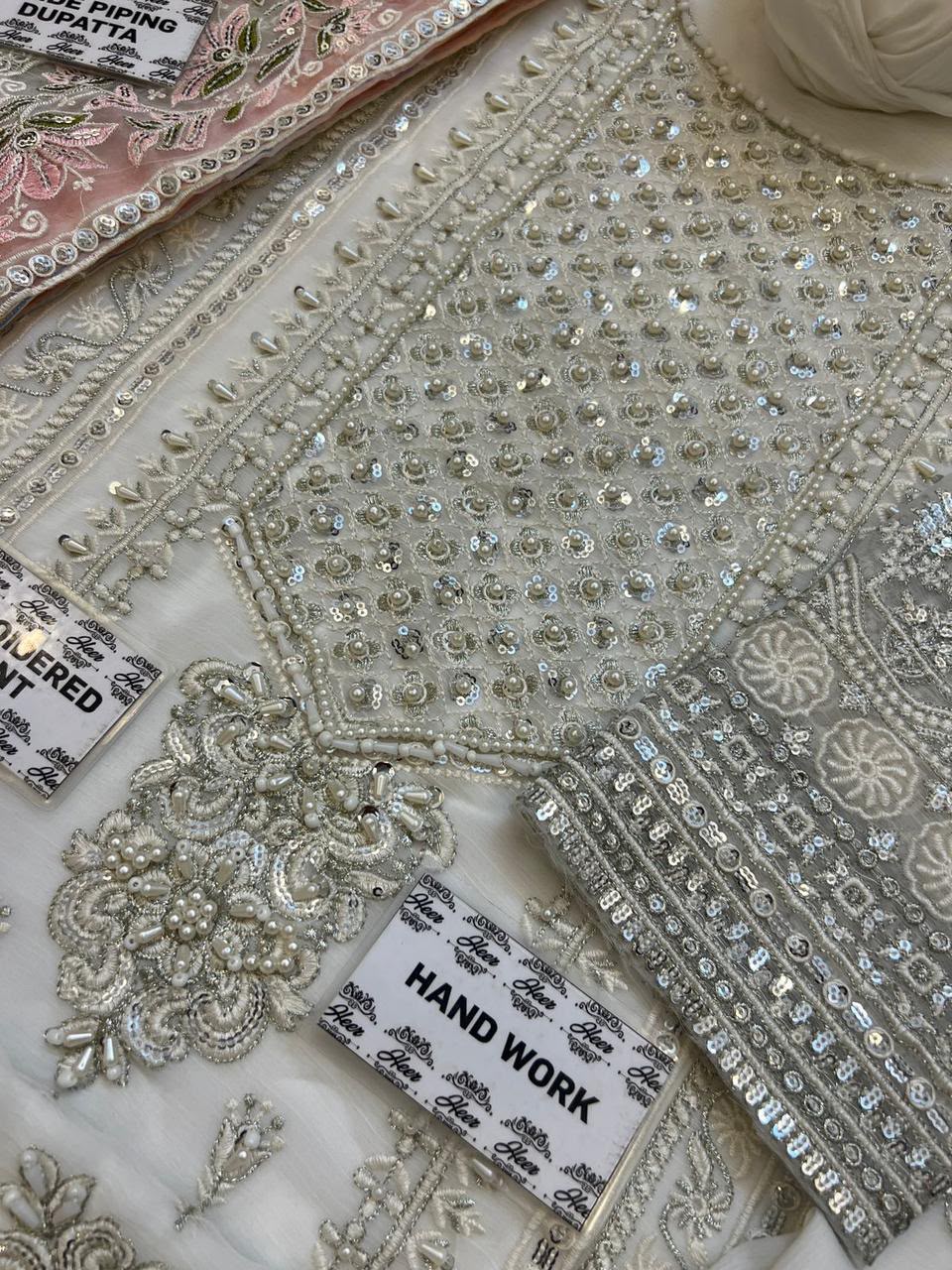 Here Embroidered Unstitched 3 Piece