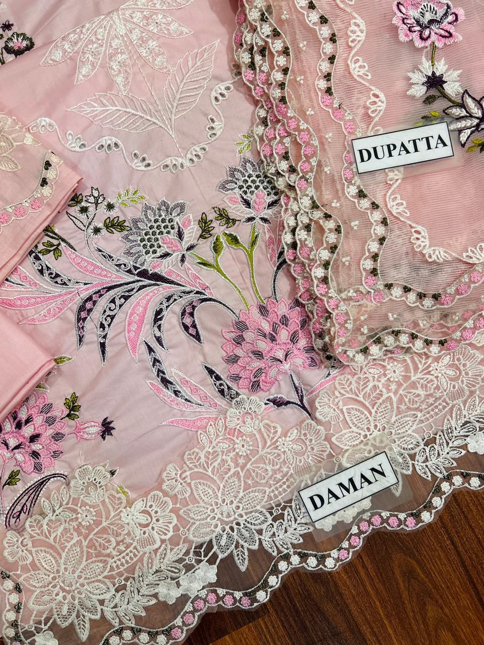 Aneela Embroidered Unstitched 3 Piece
