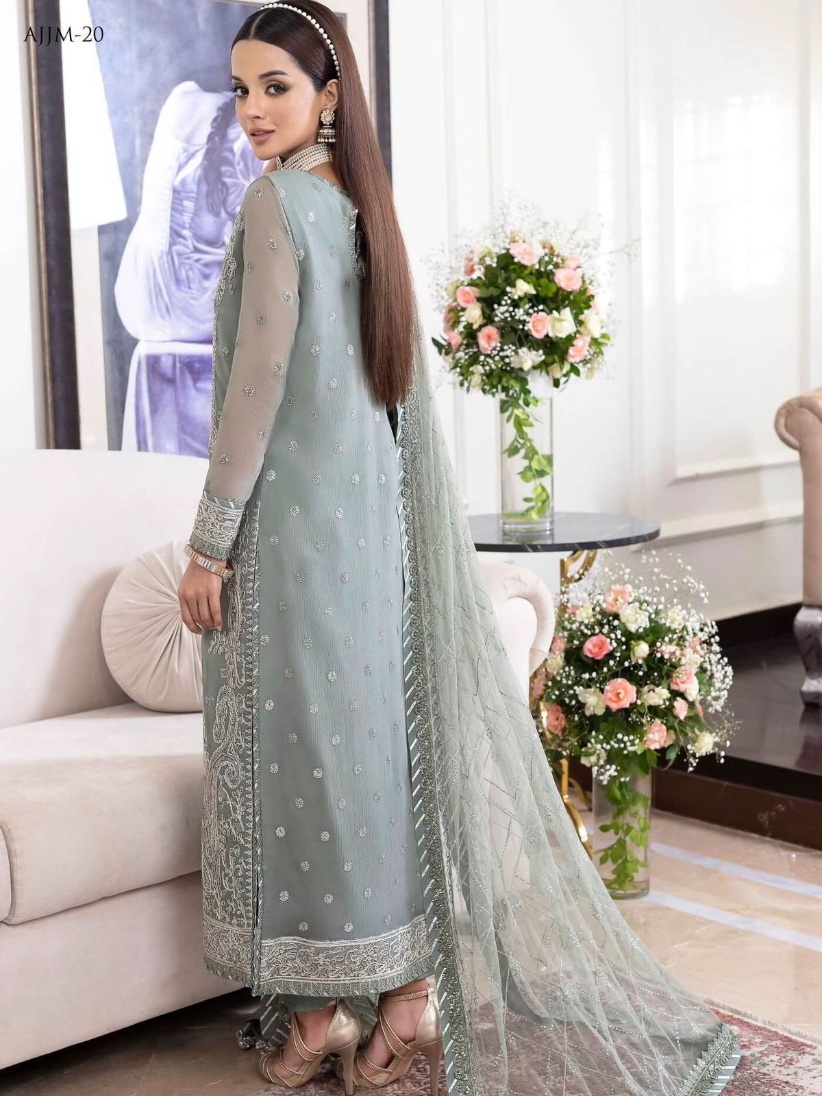 Asim Jofa Embroidered Unstitched 3 piece