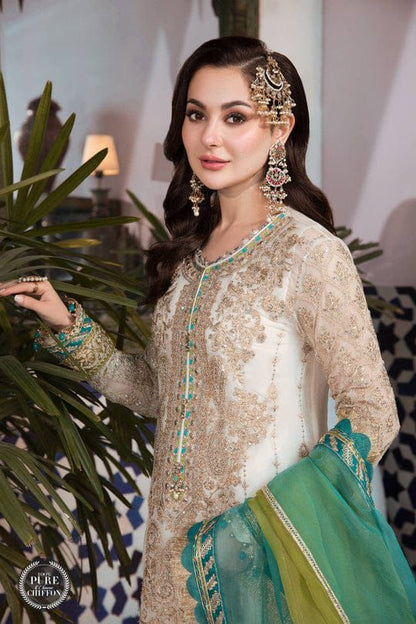 Maria.B Festive Embroidered Unstitched 3 Piece