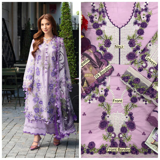 Jade Embroidered Unstitched 3 Piece