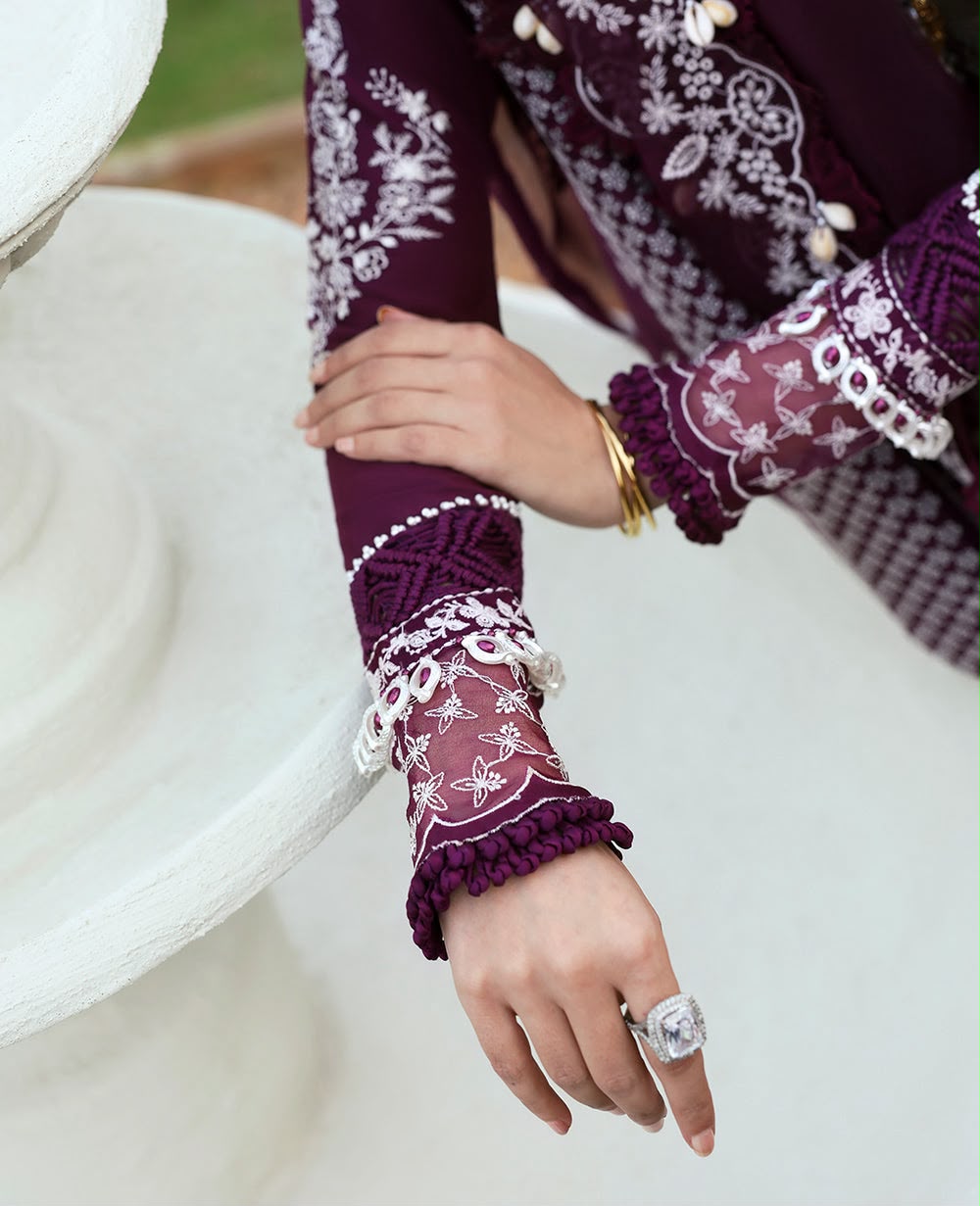 Crimson Embroidered Unstitched 3 Piece