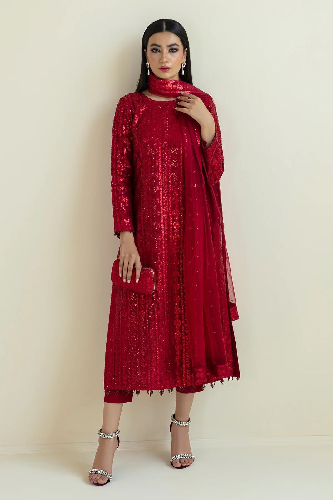 Baroque Embroidered Unstitched 3 Piece