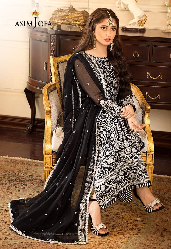 Asim Jofa festive Embroidered Unstitched 3 piece