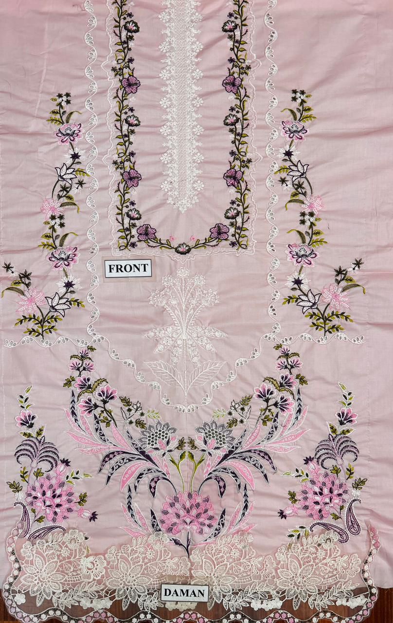 Aneela Embroidered Unstitched 3 Piece