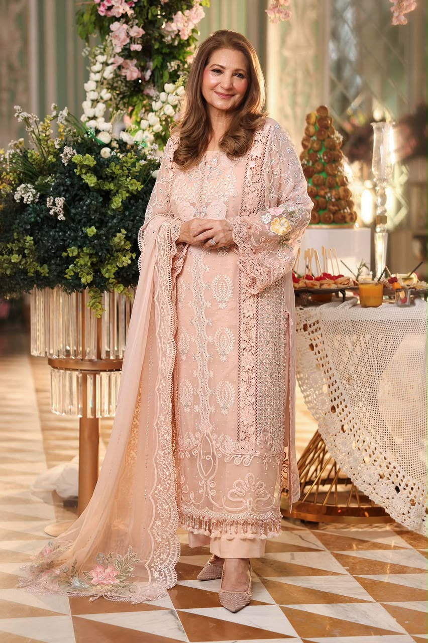 Maria.B Festive Embroidered Unstitched 3 piece