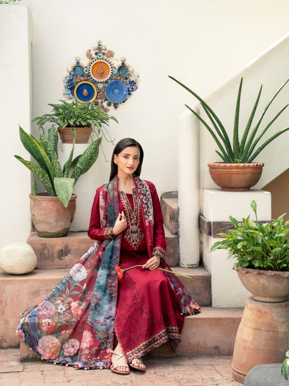 Izel Lawn Embroidered Unstitched 3 Piece
