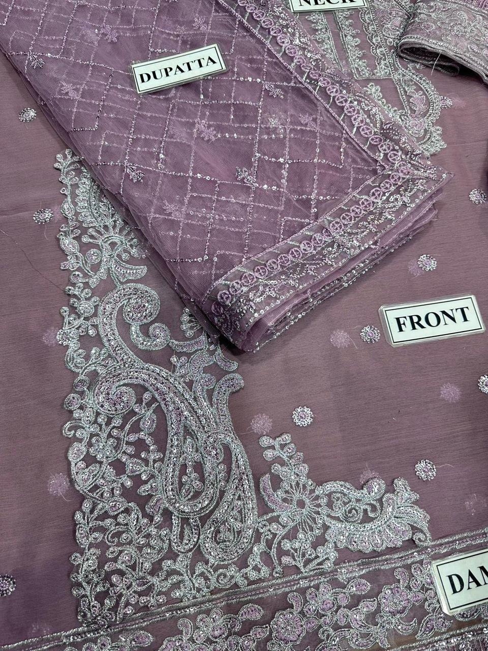 Asim Jofa Embroidered Unstitched 3 piece