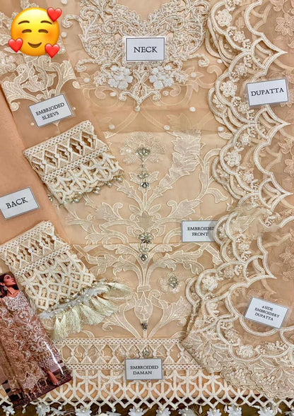 Maria.B Festive Embroidered Unstitched 3 piece